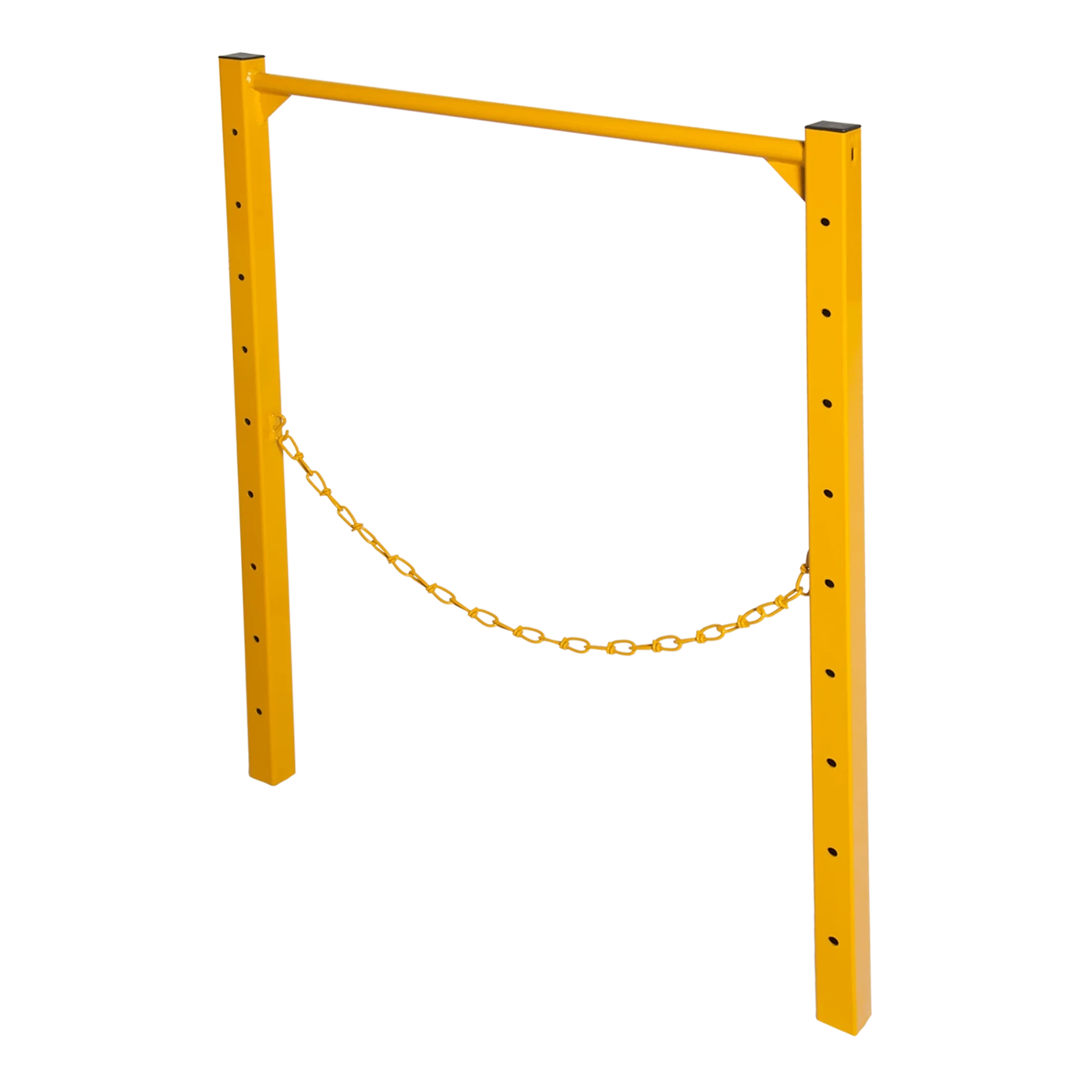 Nu-Wave GRE-2C Guardrail End Frame with Chain midrail — Nu-Wave manufacturer product photo