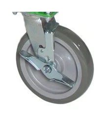 Nu-Wave PCHTS-8-S/HD-WLK Heavy-duty Hi-Tech swivel caster with wheel lock - manufacturer catalog product view