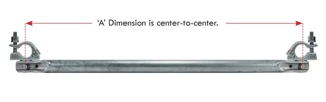 Representative Ring-System Swivel-Clamp Bay Braces scaffold component from the Ring System product family